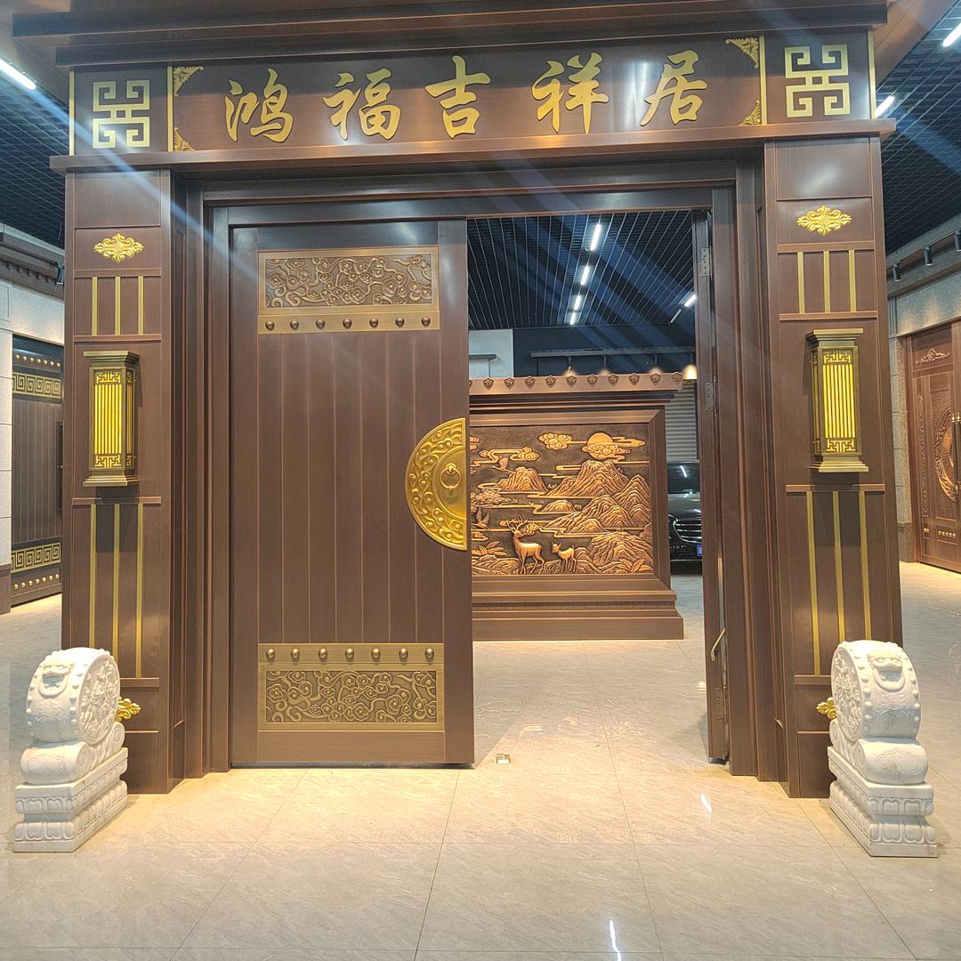 临朐王志刚在浩天做铜门