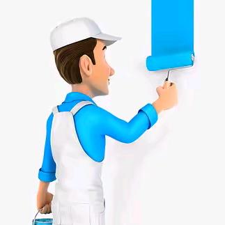 宜阳批墙小石，打沙子喷漆