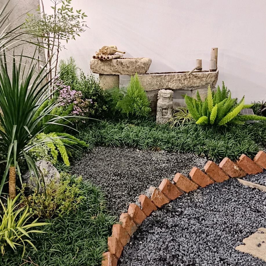 花弥漫园林景观