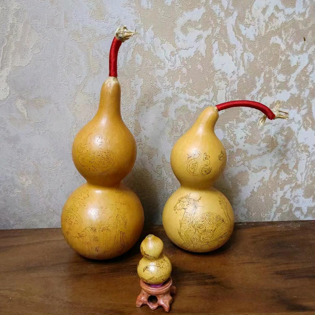 宋老师烙画葫芦