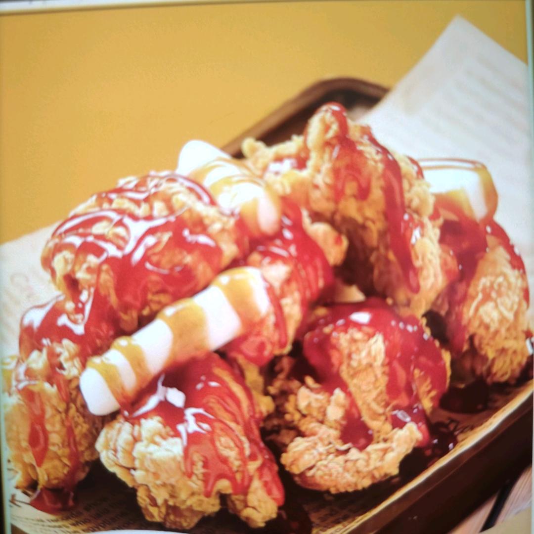 王者肉拌饭韩式炸鸡