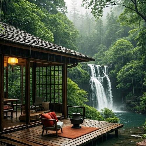 晚雨浙潮