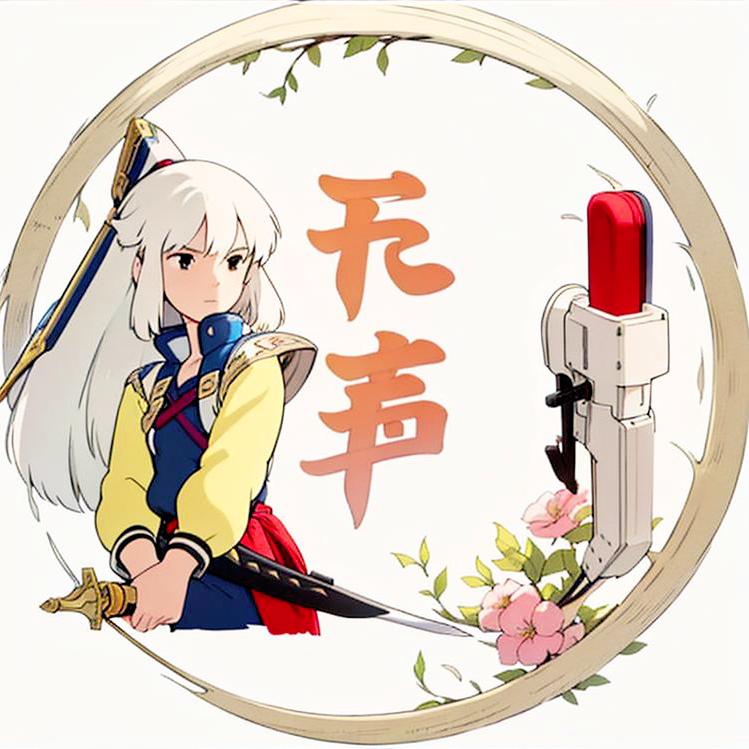 无声。