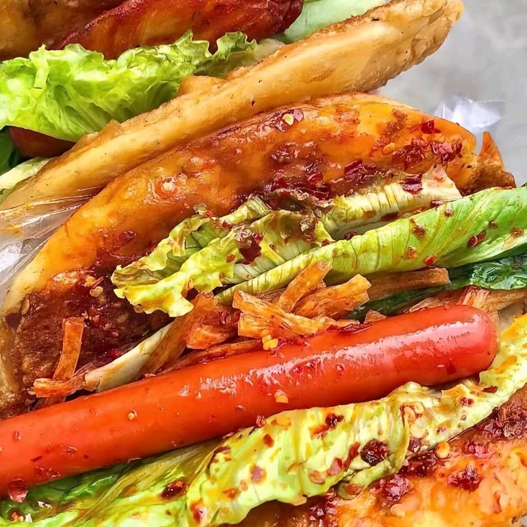 薛记香酥烤炉鸡蛋灌饼