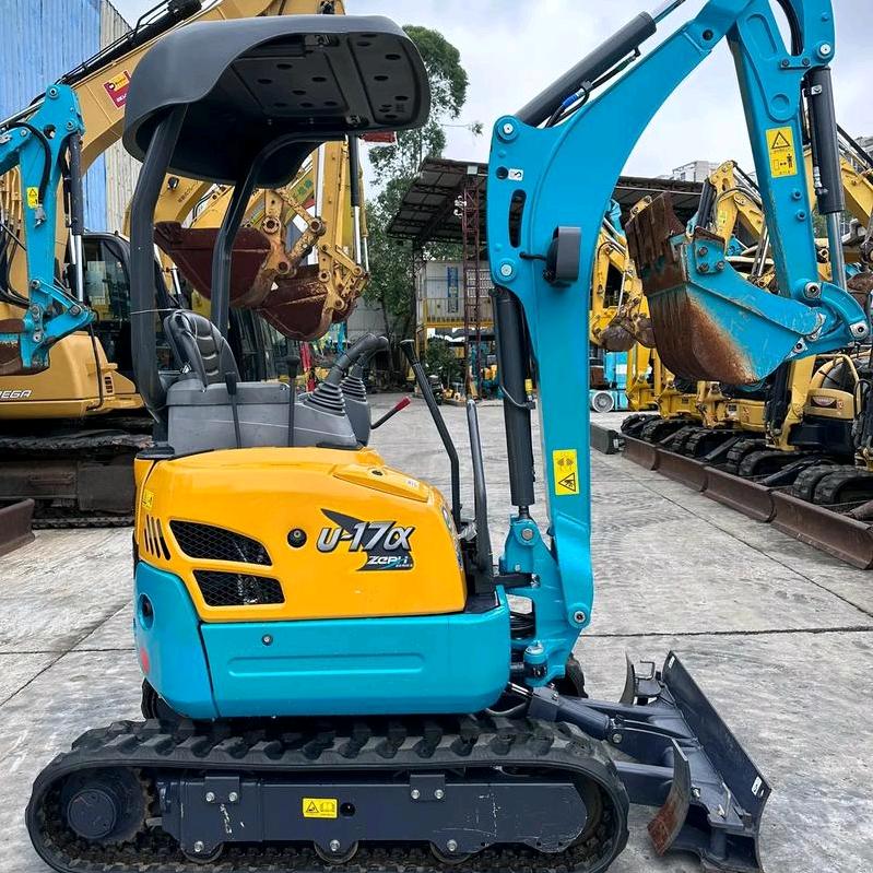 微型จุ๊บ挖机（轮式挖机）室内拆除！