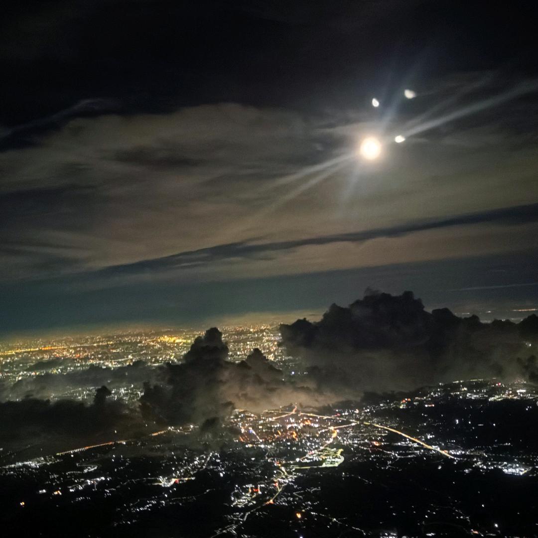 夜空中的星