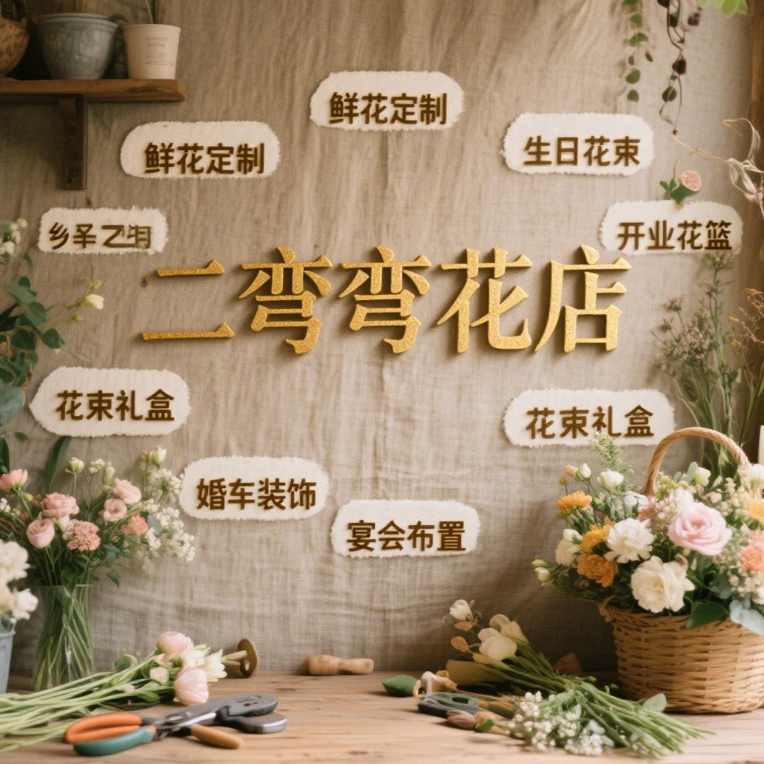 二弯弯鲜花全国同城配送
