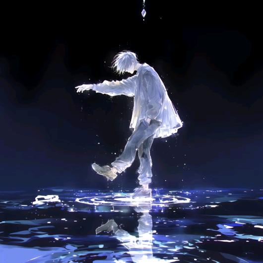 仰望星空。