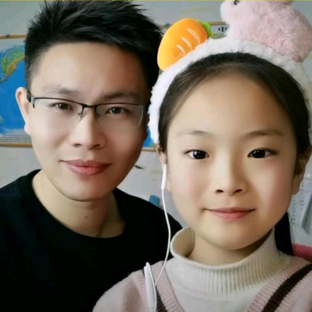 妍妍和爸爸爱朗诵@抖音