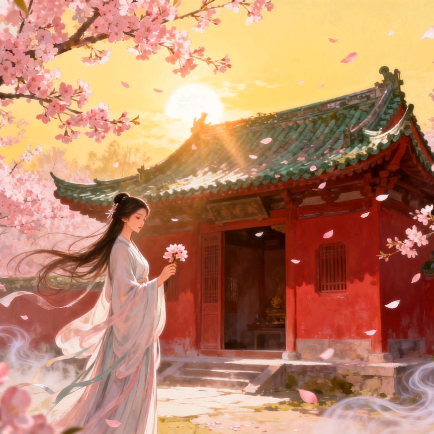 桃花庵里桃花仙