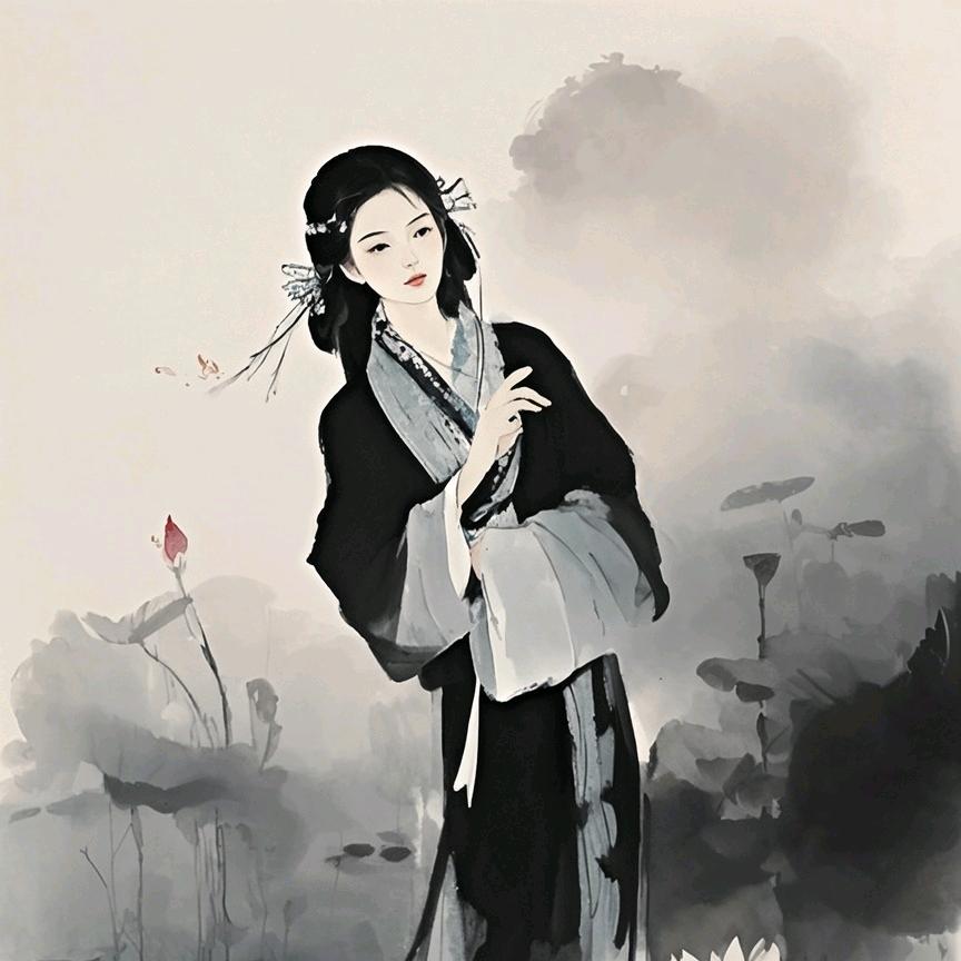琉璃梦境里绣花的火焰头像