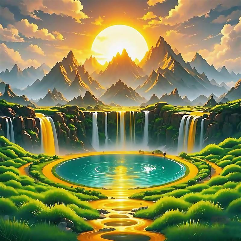 金波荡漾
