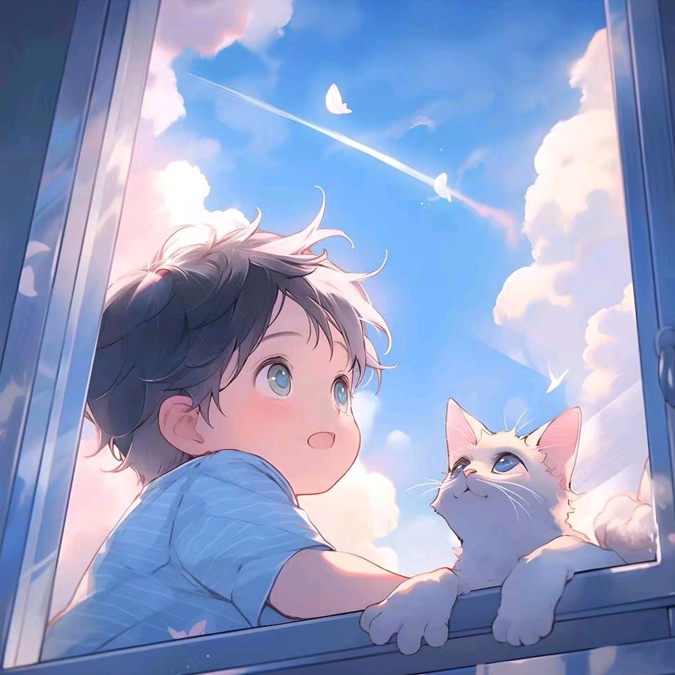 和晚风一起看雪