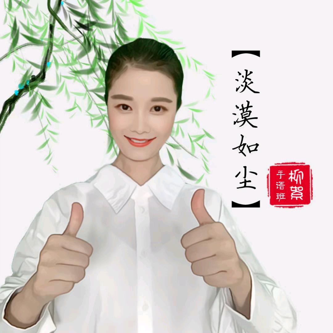 淡漠如尘，柳絮手语（造口人）