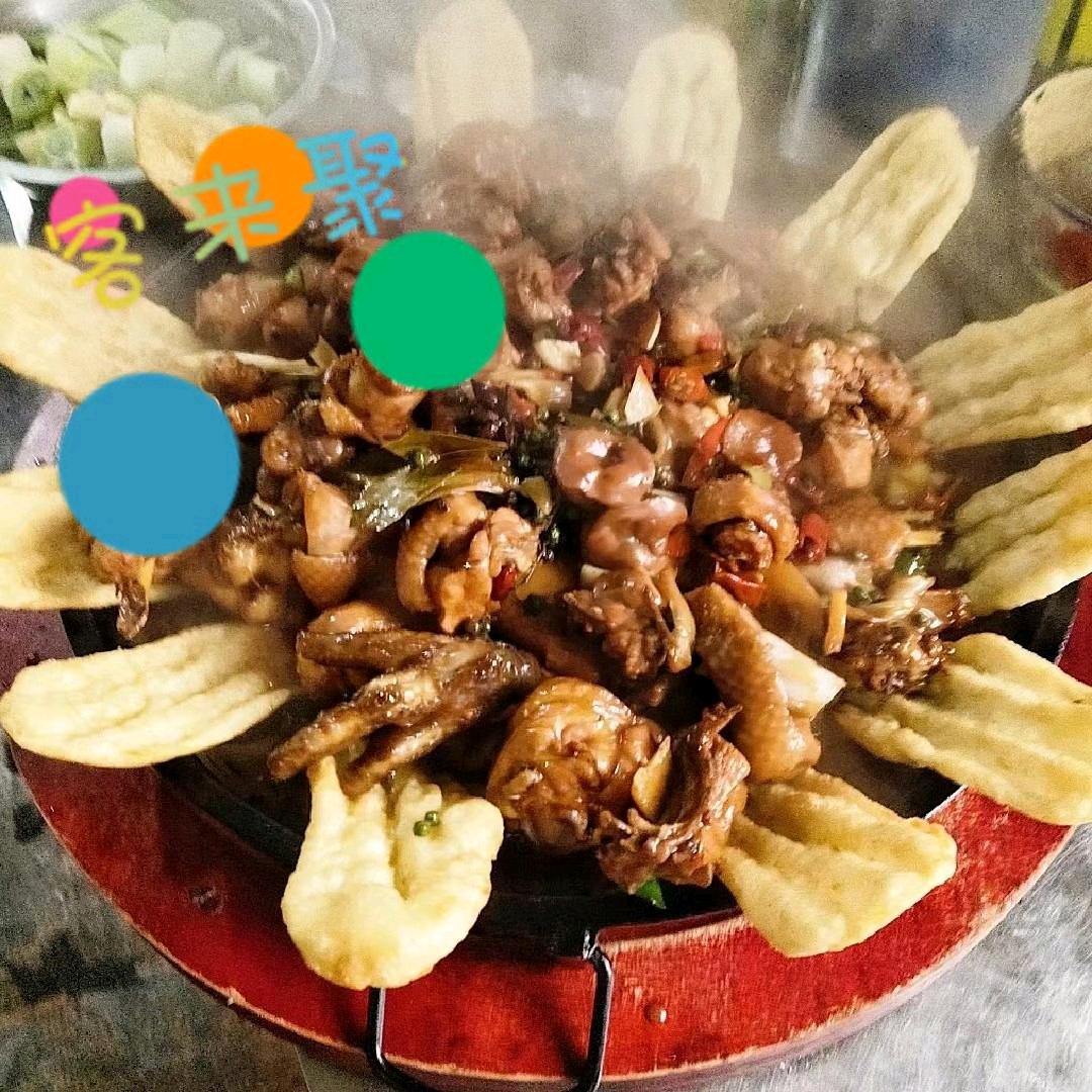 客来聚鲜花椒铁板鸡