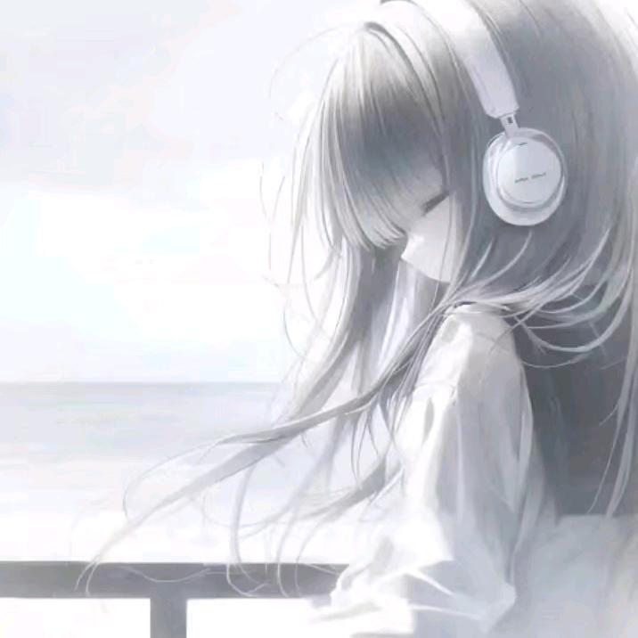 街灯の下の少女