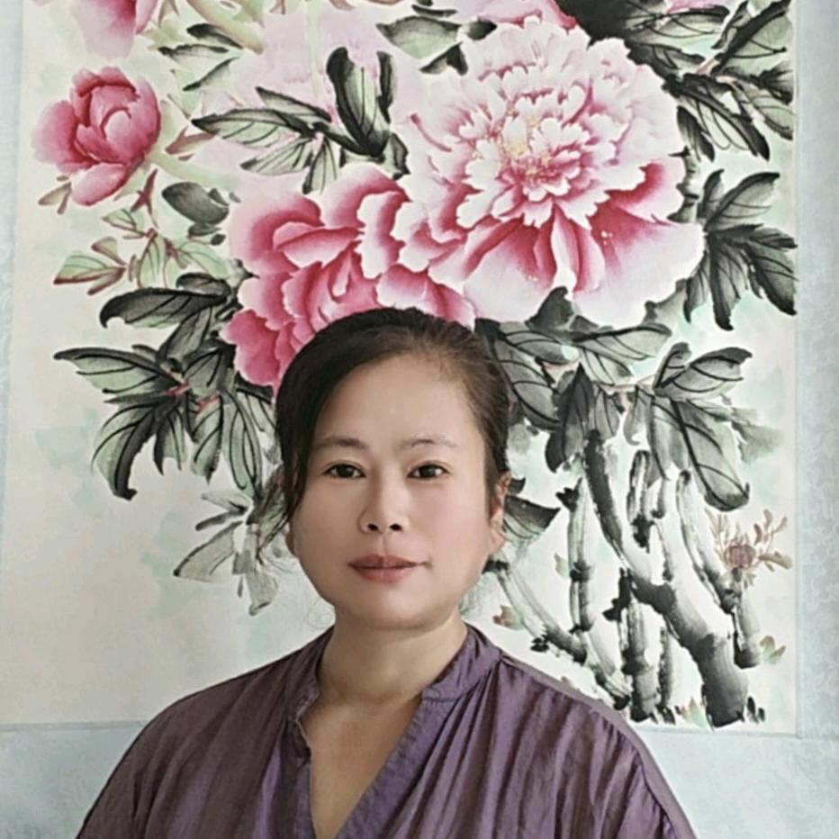踏雪寻梅国画