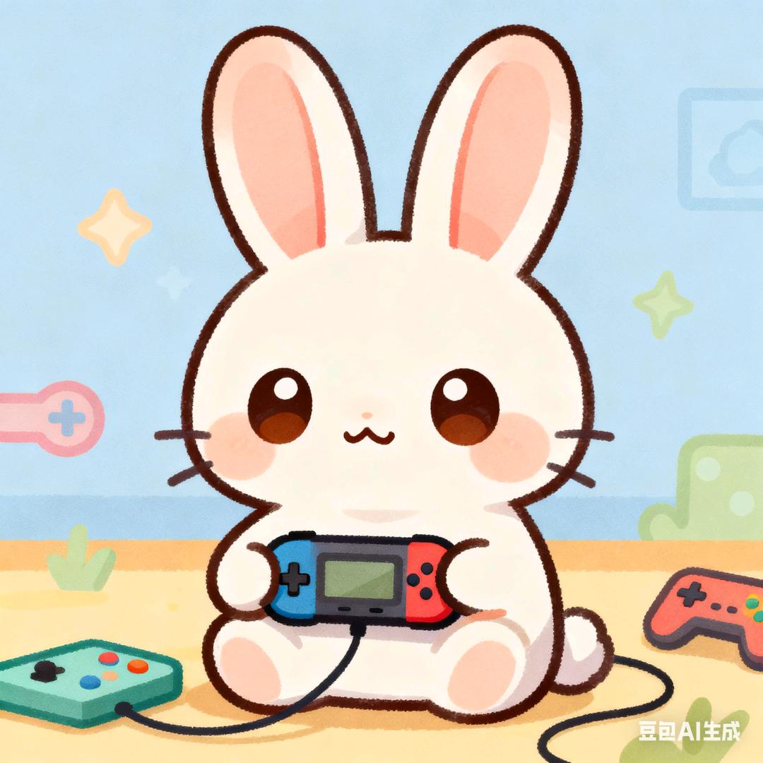 小兔干啥呢