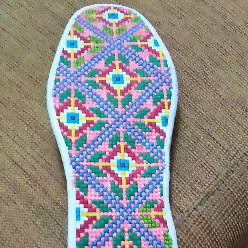 快乐家源&（代绣 十字绣鞋垫 十字绣图）