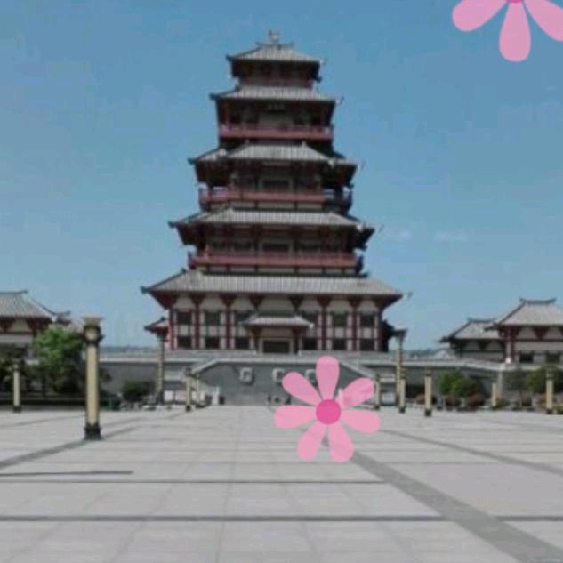 蓝天自云