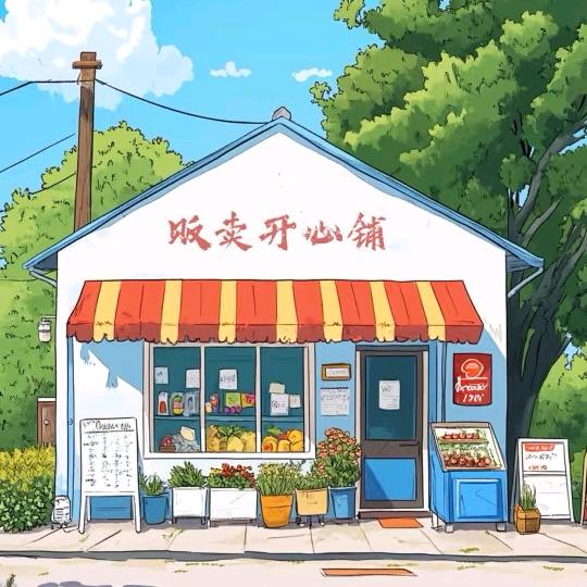贩卖开心铺