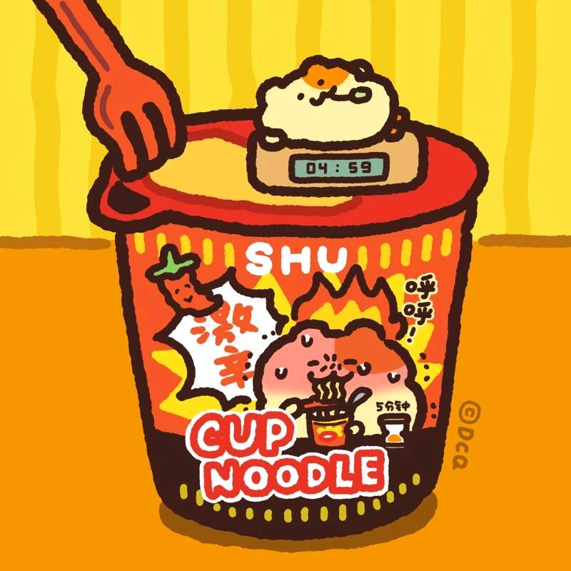 今天吃泡面