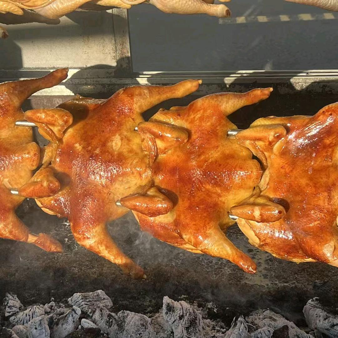 荔枝木炭文昌烤鸡