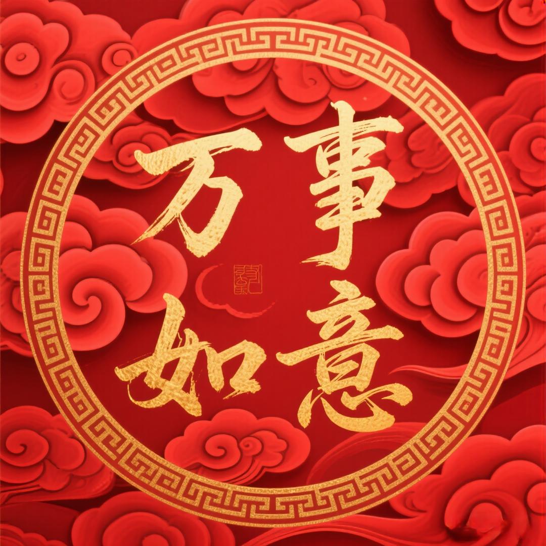 万事如意红包利是封