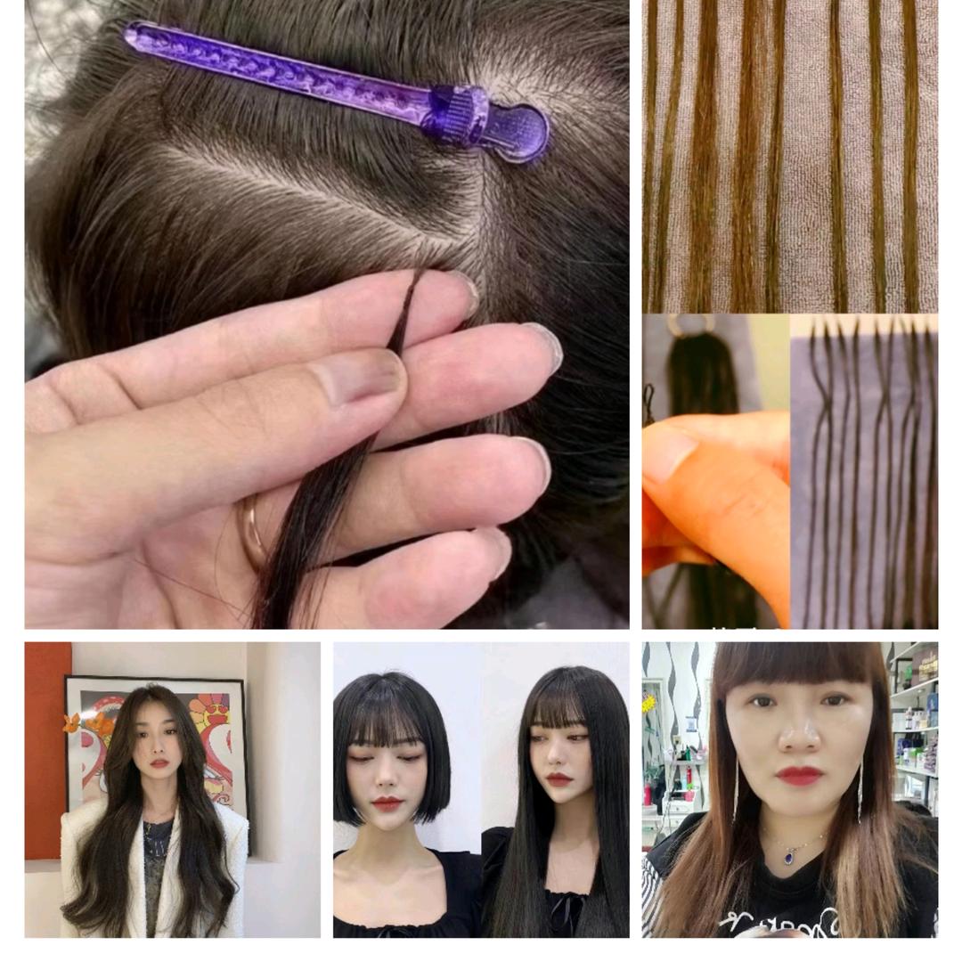 新疆接发染发：朵朵