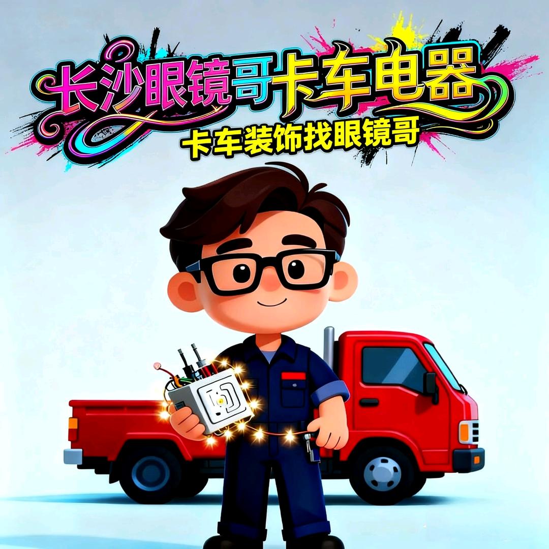 长沙眼镜哥卡车装饰电器