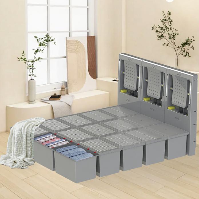 收纳箱拼接床