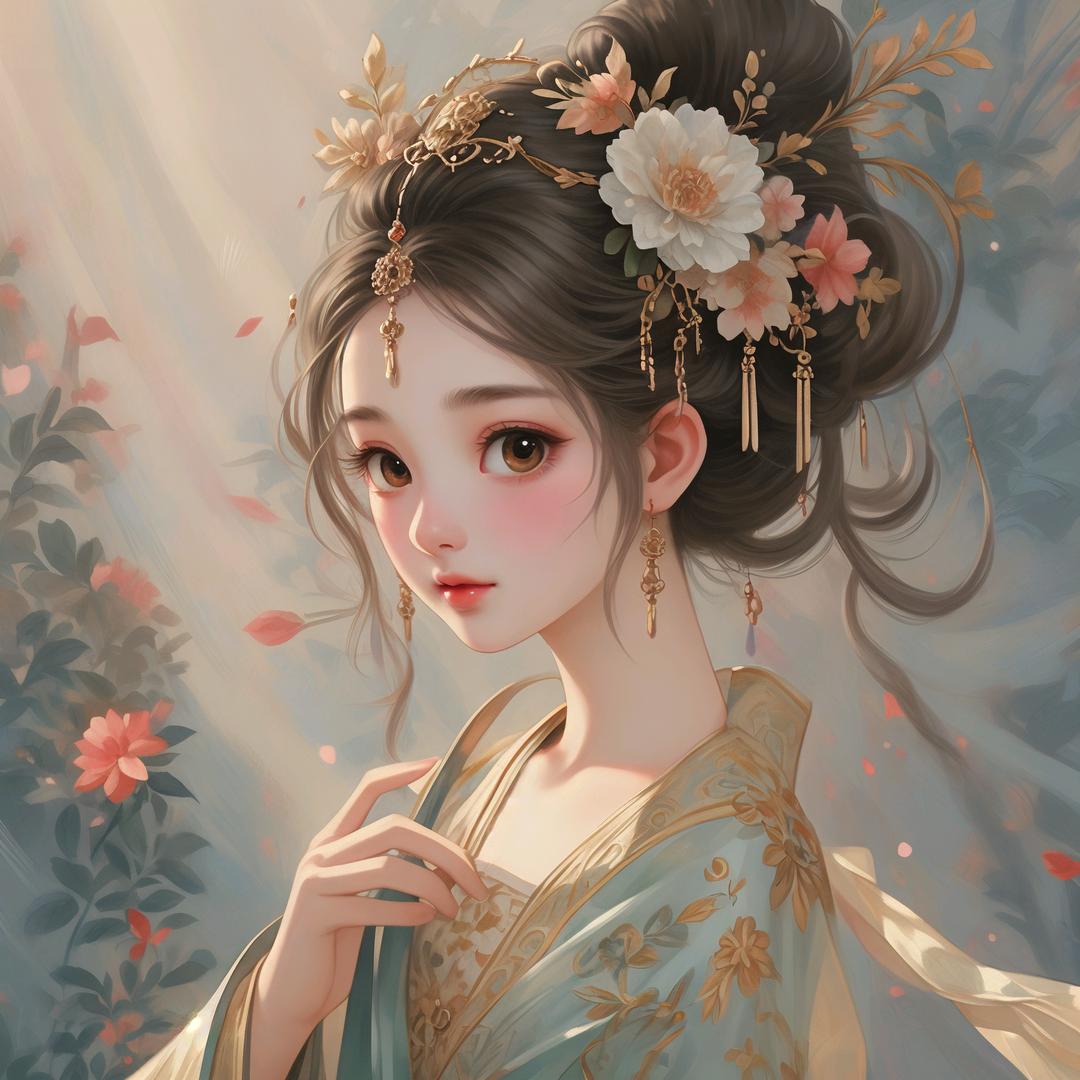 欢天喜地的小妞