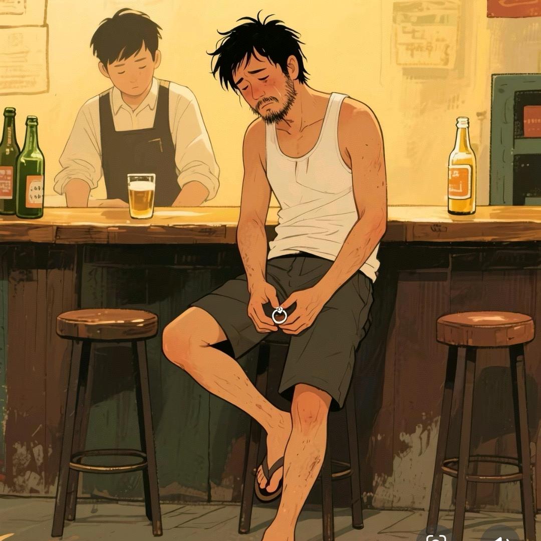 执笔、画红颜