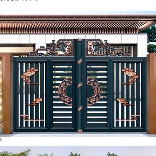 居美家铝艺庭院大门
