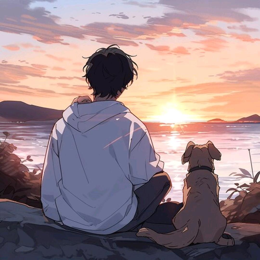 清晨大海