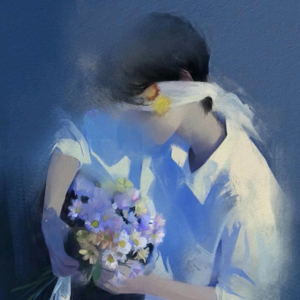 穿着白色旧衬衣的少年