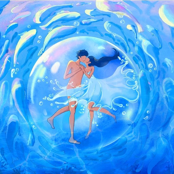 晚风行舟摘星辰