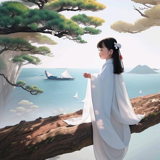 在水中望天空