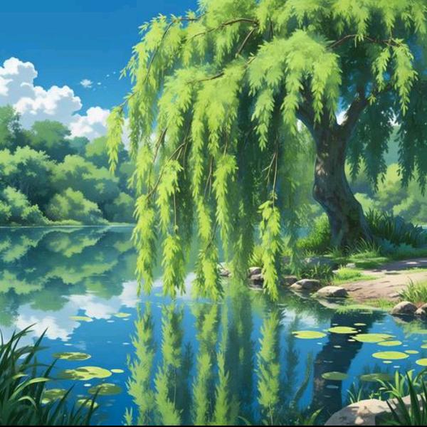 莲裙半掩碧藕出