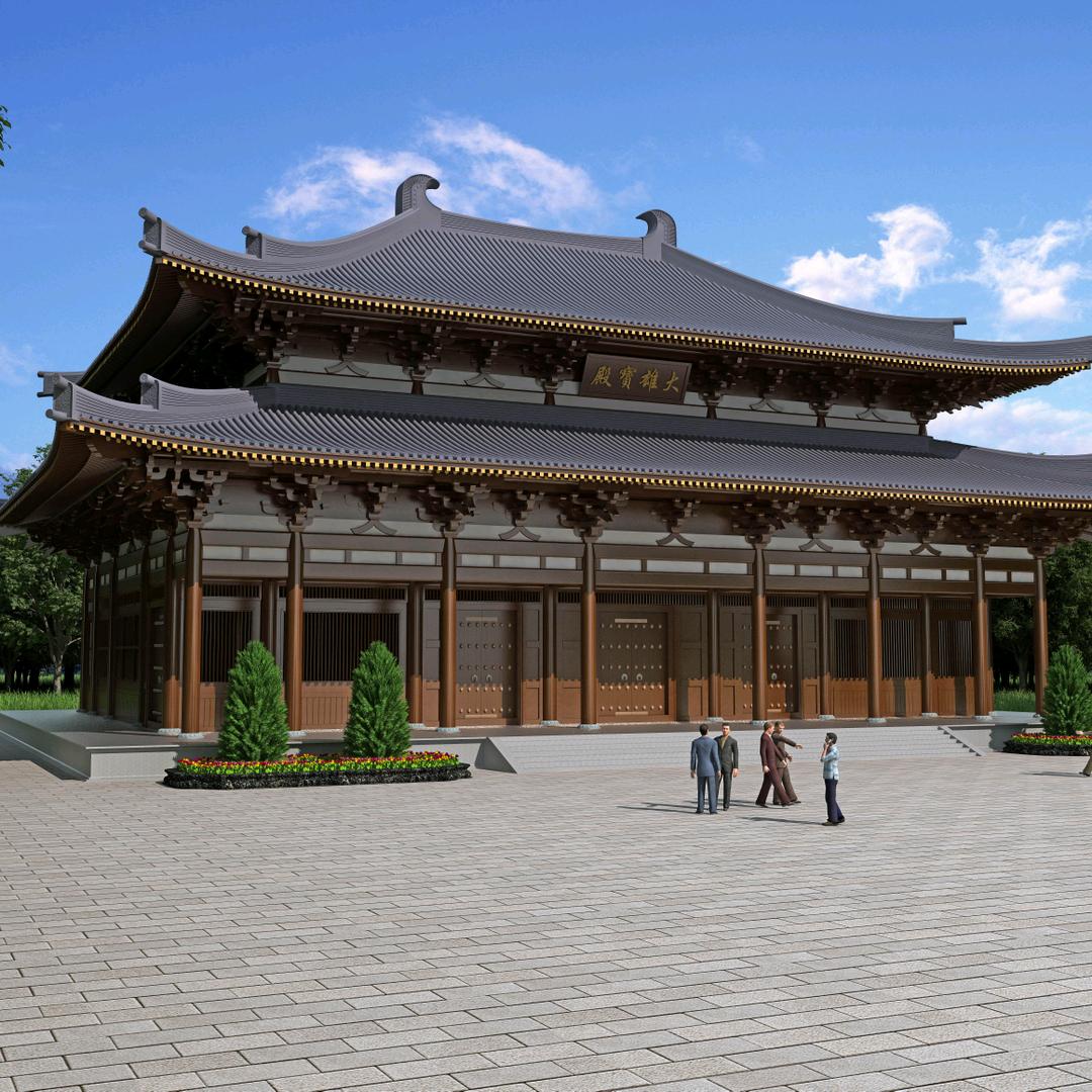 福建仿古建筑工程@杨(厚德载物)