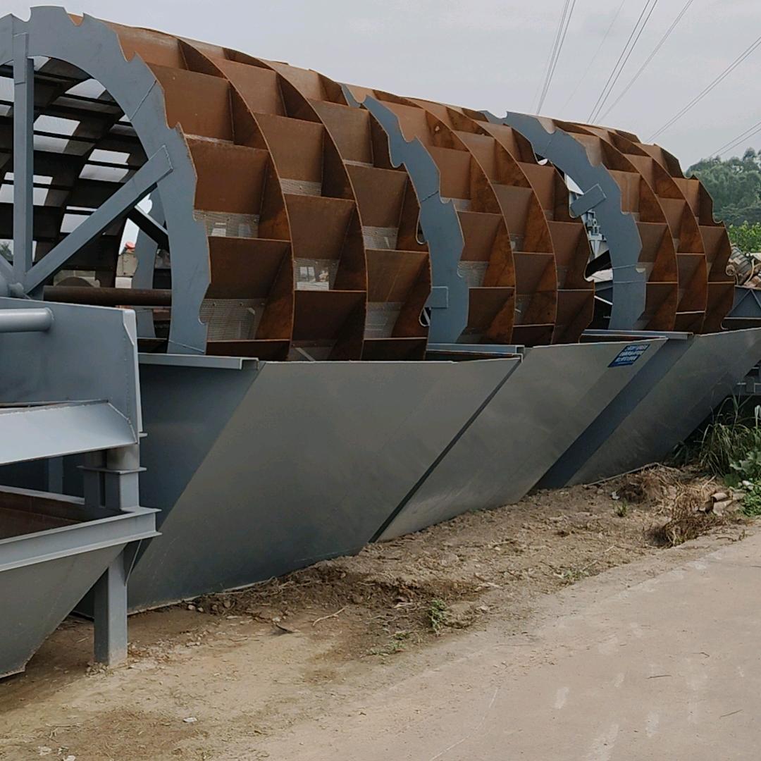 如意碎石机-洗沙机制作及安装