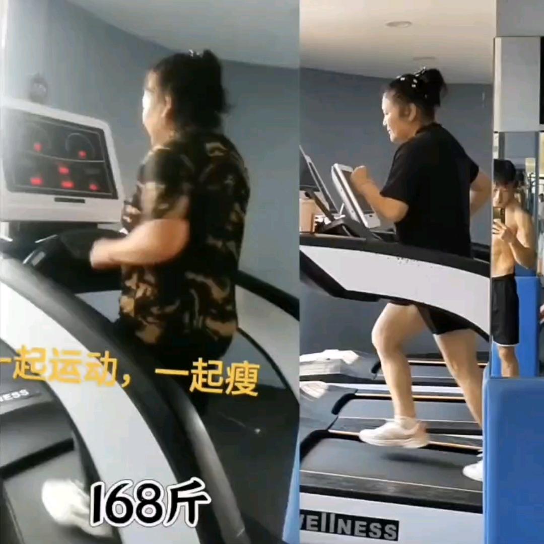 热力健身52岁大姐已瘦25斤腰细18厘米