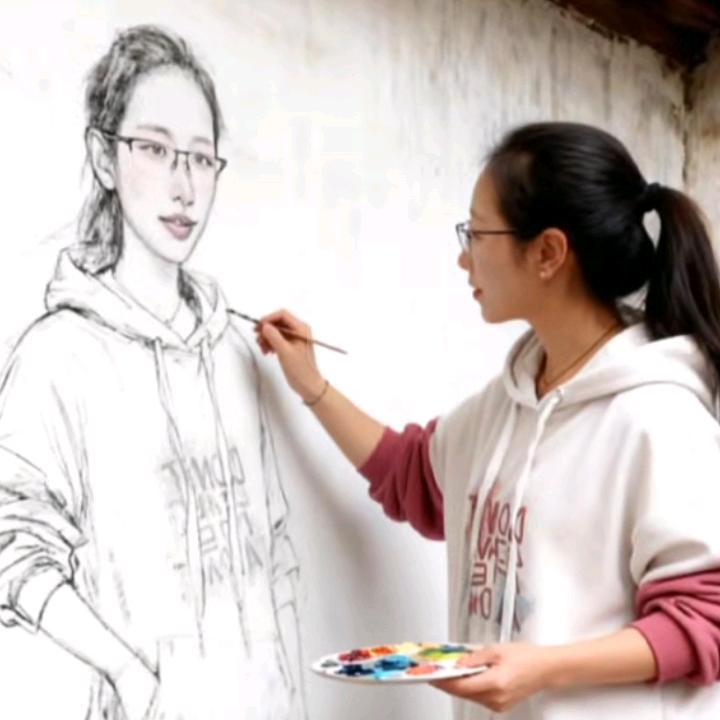 开心女孩