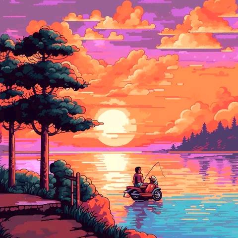 晚上去摸鱼