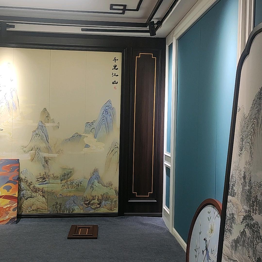 玉锦背景墙室内门厂家