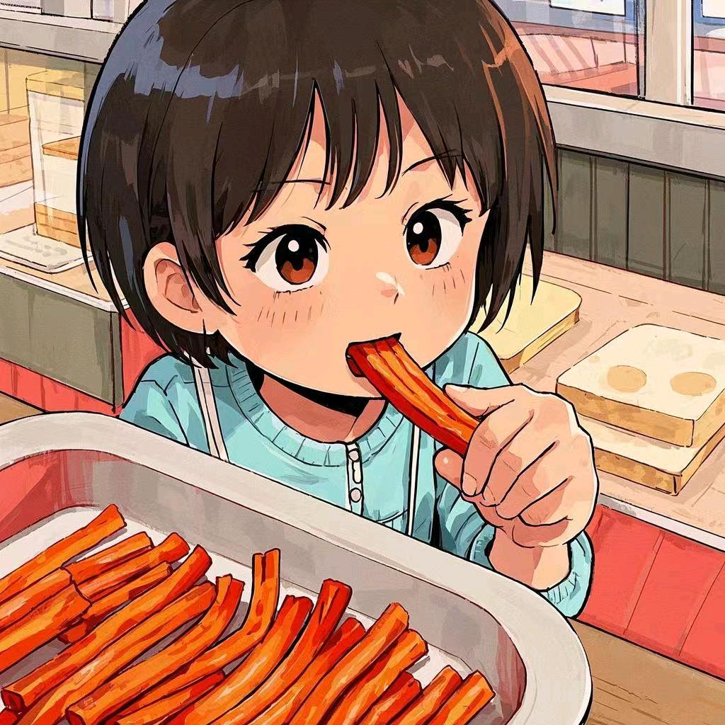 卖辣条的小姐姐