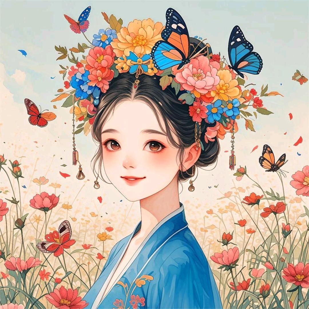 神秘御主商业女王头像