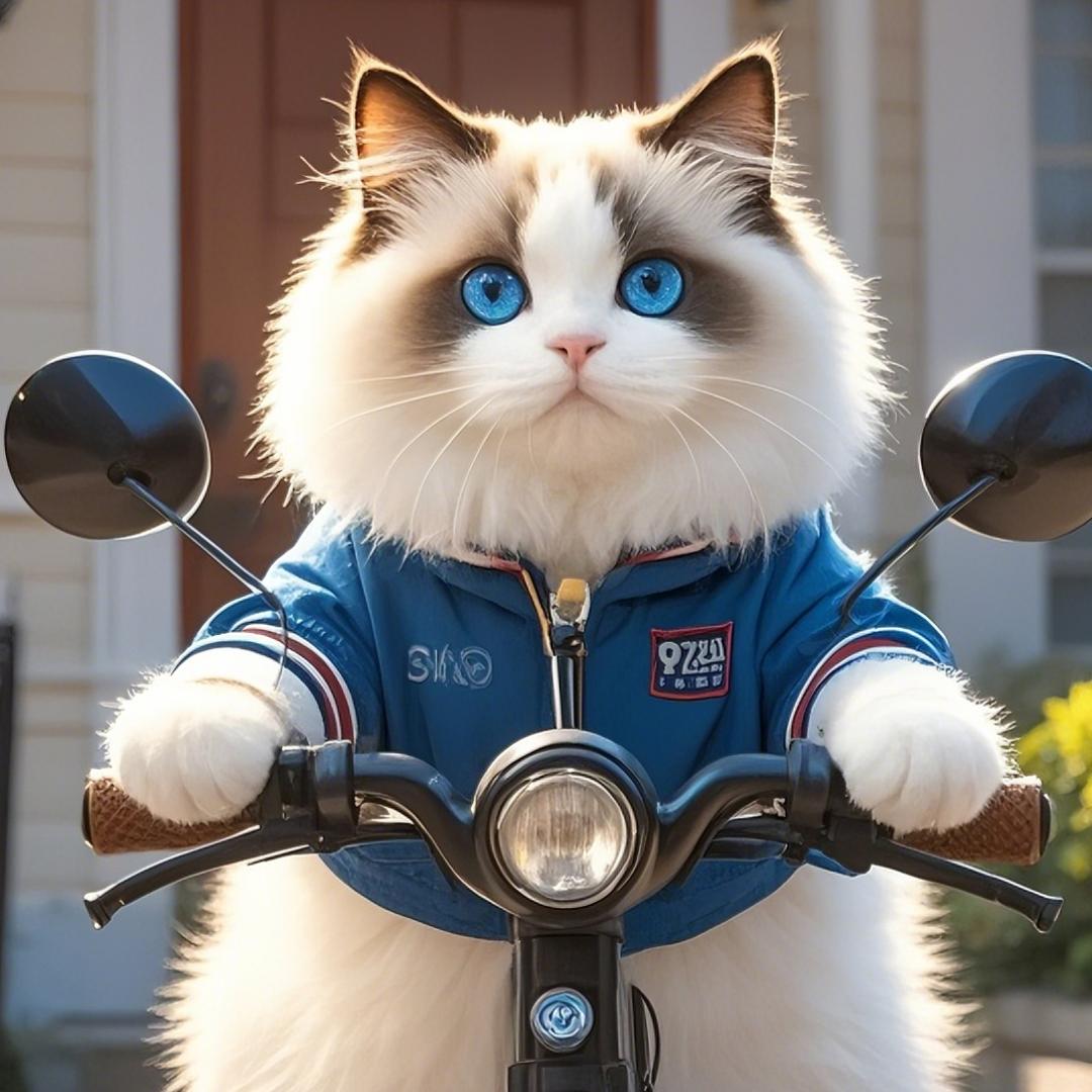 大布偶~大橘猫记#会做饭的猫
