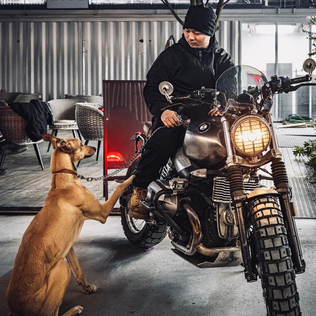 阿金cafe  racer
