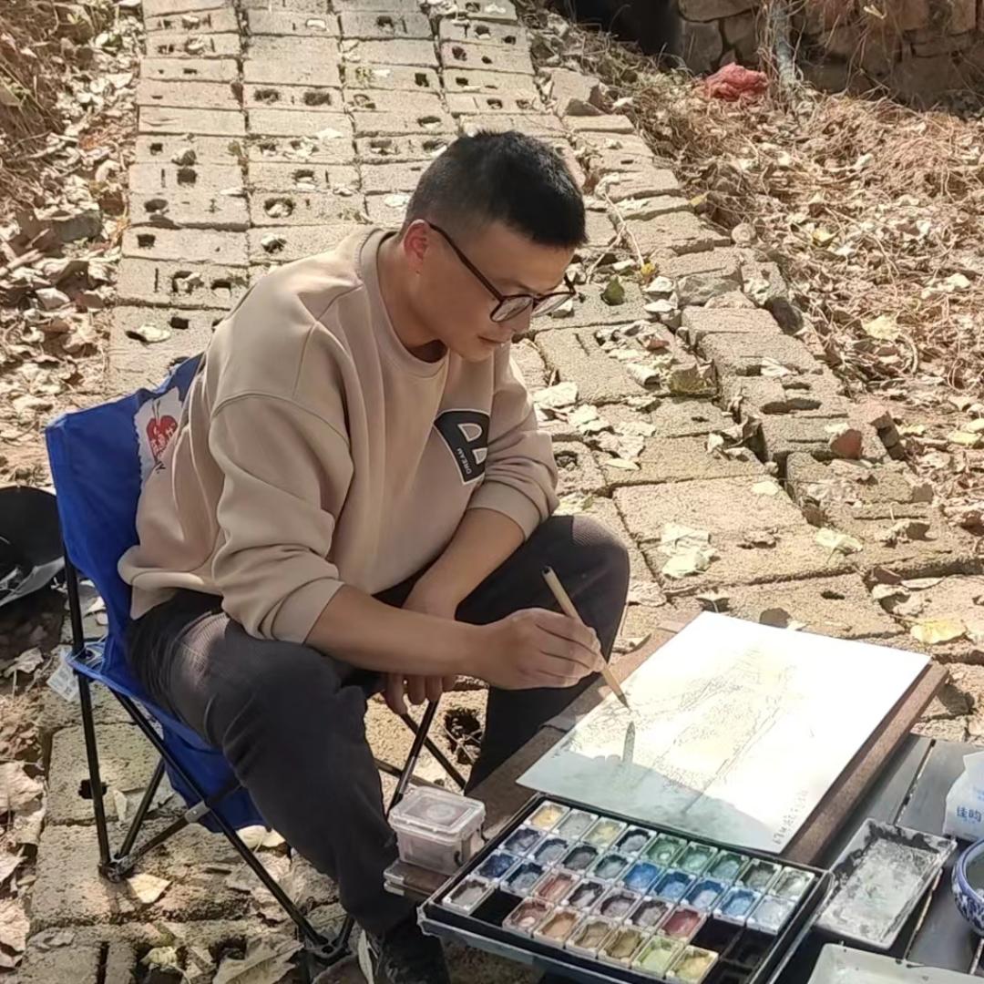 张良青年画家